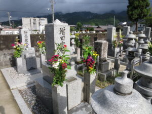 お盆墓参り
