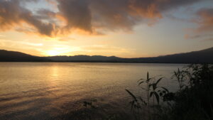 夕日